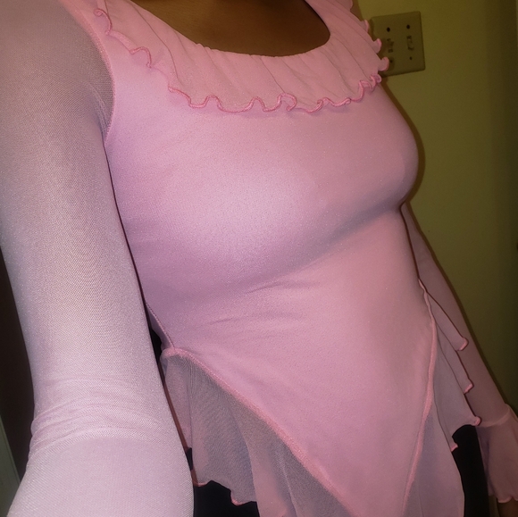 Pink Ruffle Blouse - Picture 8 of 8